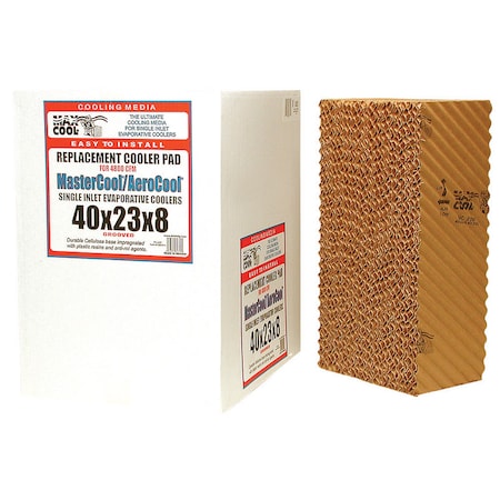 Mastercool Dial 23 in. H X 40 in. W Brown Cellulose Evaporative Cooler Rigid Media 3437